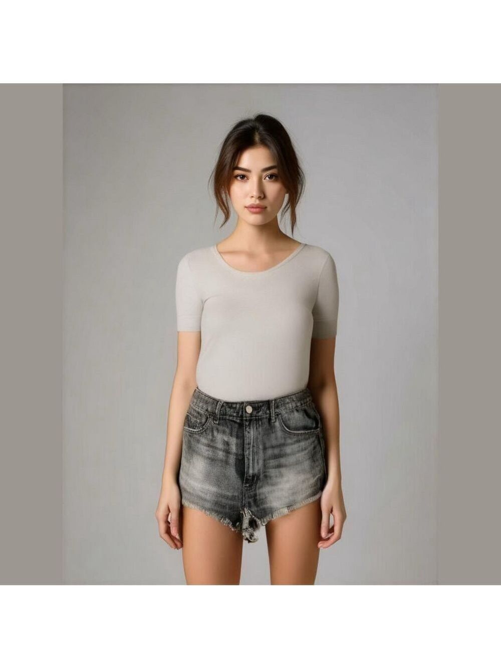 BDG Super High-Rise Cheeky Denim Shorts